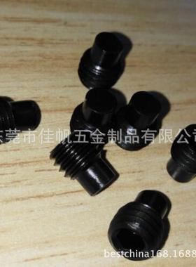 GB79柱发高品质UHT121.9级内六角凸端紧定,机黑2米止付螺丝钉M到M