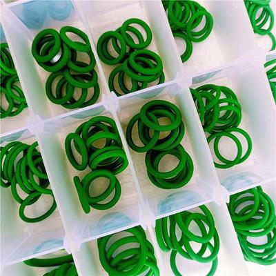36格常用绿色橡胶O形环密封垫圈套装适压缩71859机调管道空用密于