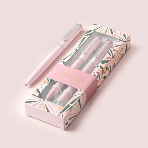 轻988奢高级感金签字笔笔高颜学值in属s风生中性创意文创礼品宝珠