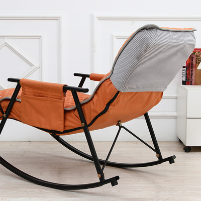 摇椅躺椅坐垫靠背一体午睡午休棉垫子G加厚大人折叠椅子懒人椅垫