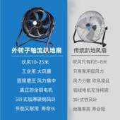 F136W转Y工趴地扇台地式 业外子机轴流风趴地扇工业扇家用强力风扇