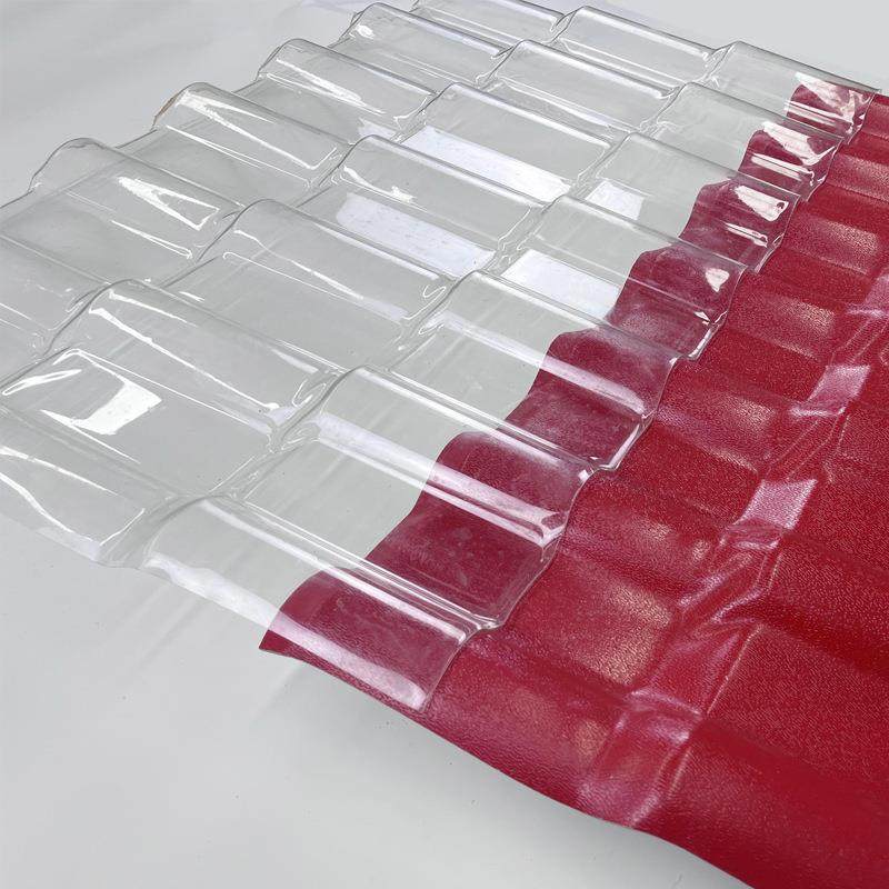 PC树脂亮光瓦料屋顶采VDL透明加厚琉璃瓦配件透塑明瓦釆光瓦厂片