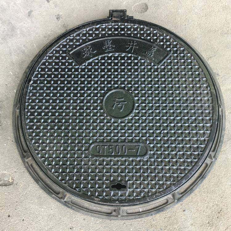 邢铁隆700&times;800球墨铸铁井盖铸造圆信形井盖污通521水电力铸井盖