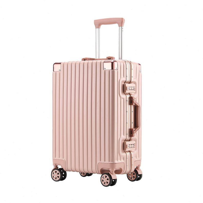 新款26女学生耐用拉杆箱24寸旅行箱男铝框行李箱结实万向轮2024年