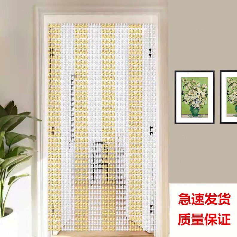 防蚊卧室装饰^玄关家用客厅隔断帘珠帘帘子葫芦蝇免打孔门帘塑料A
