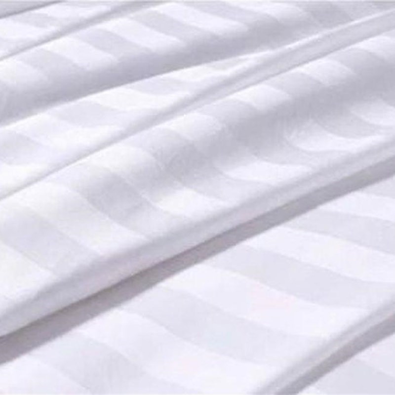 床上用品洗d浴缎条宾馆枕v套旅店酒店布草床单洗浴被套被单