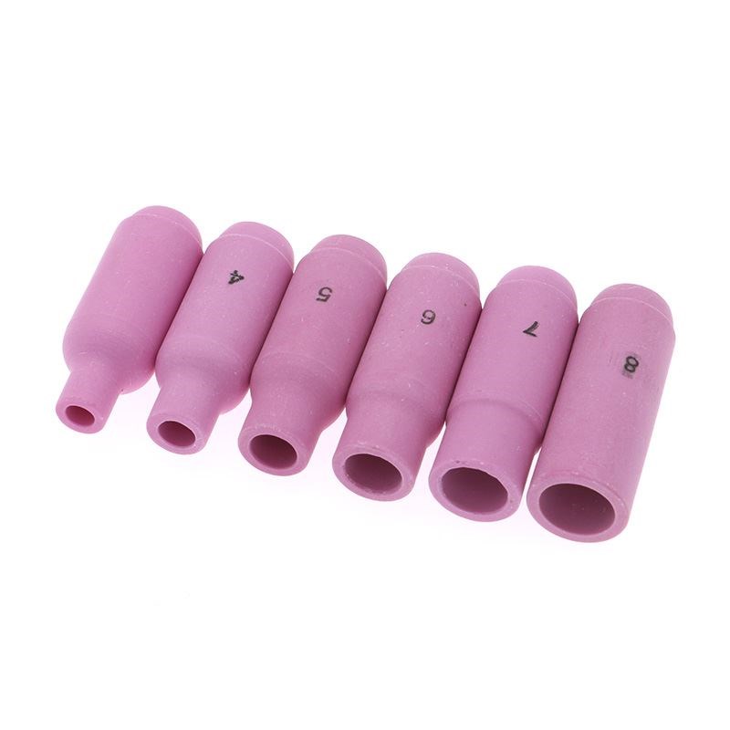 氩弧焊枪瓷嘴WP-17 18 26配件10N焊把瓦嘴咀保护套3 4 5 6 7 8#号