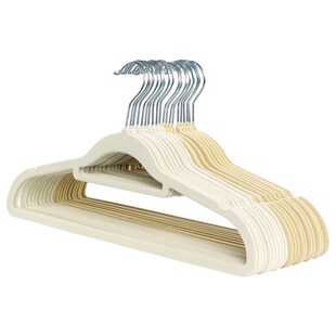 小衣架儿童衣架中童大童挂衣无痕植绒衣架窄柜子38cm衣架2024新款