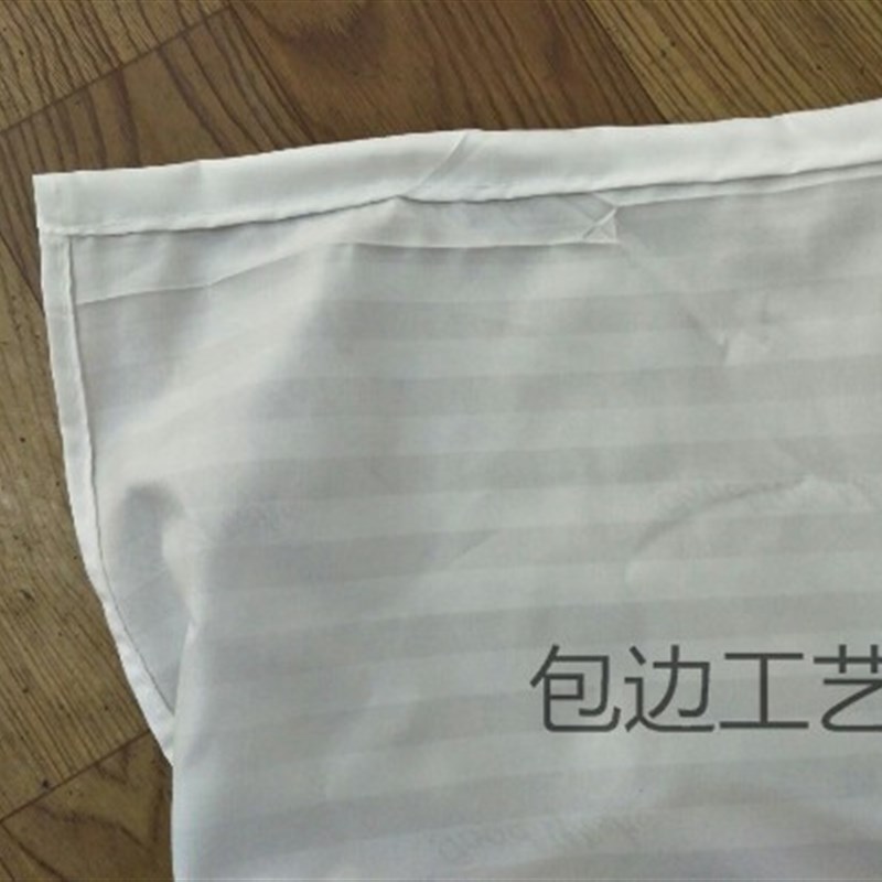 宾馆民宿床单被套单人三件套双人四件套床上用品洗浴白床单白色布