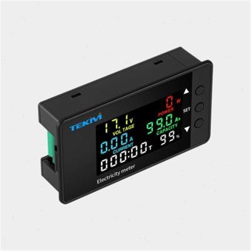 直流7.5-100V双向检测电压电流表数显数字电压电流功率表头多功能