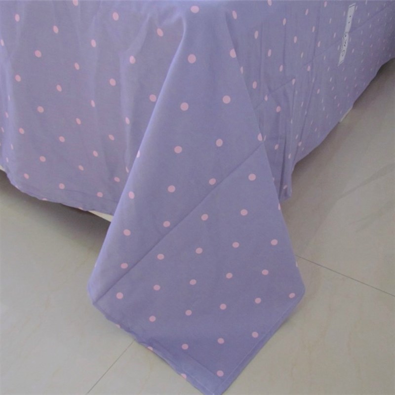 秋冬款柔软纯棉加厚磨毛单双人床单被套加大被罩枕套全棉拉绒床品