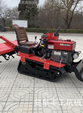 理多功能履带耕机水旱两用履旋耕机QJP微柴油2带5马力田园管机耕