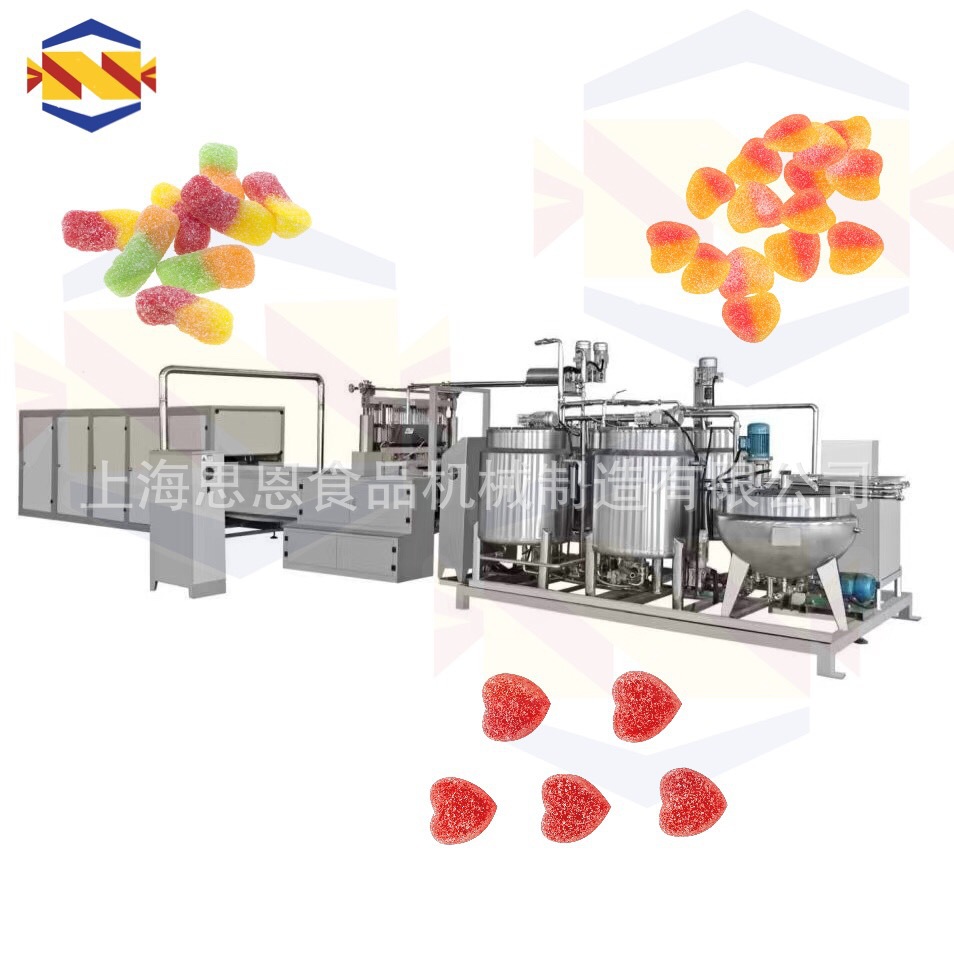 SE-ZC450凝胶软糖自动浇注生产线 橡皮糖机械生产设备