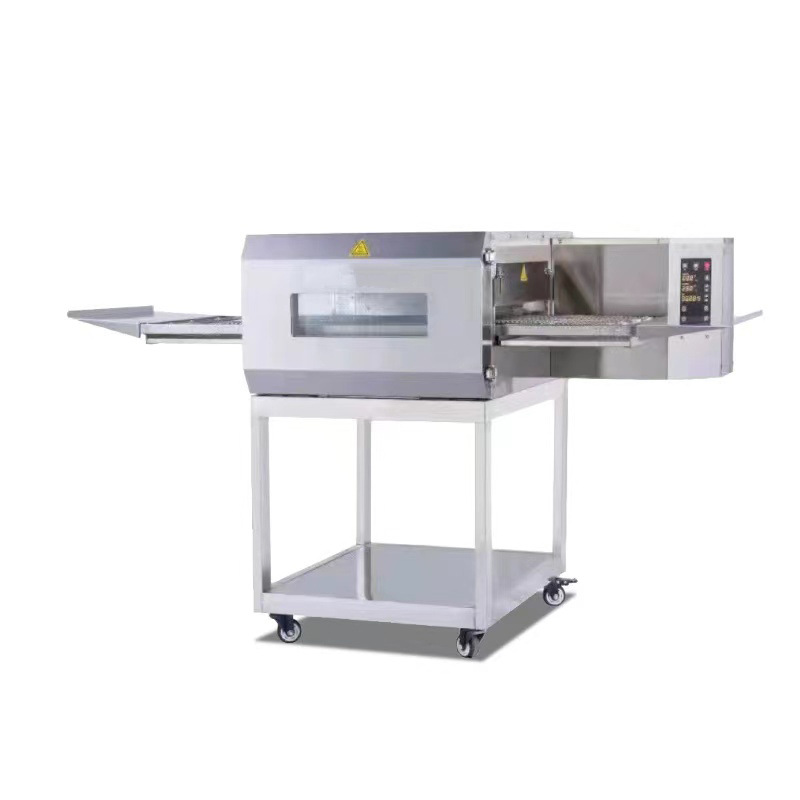 厂家商用链式披萨炉12/15/18寸披萨汉堡电烤炉热风式智能披萨烤箱