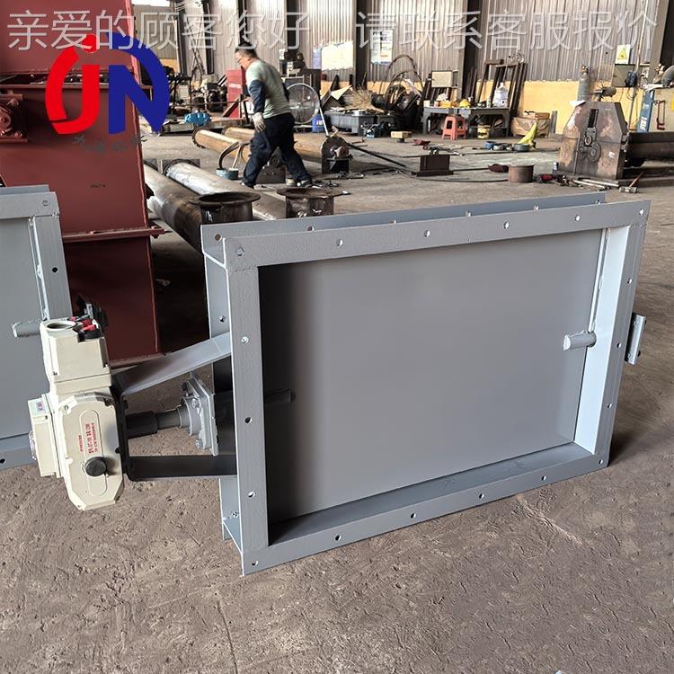 定制电百叶阀 烟气528管道通开关调节型动风门动 大口电径管道风