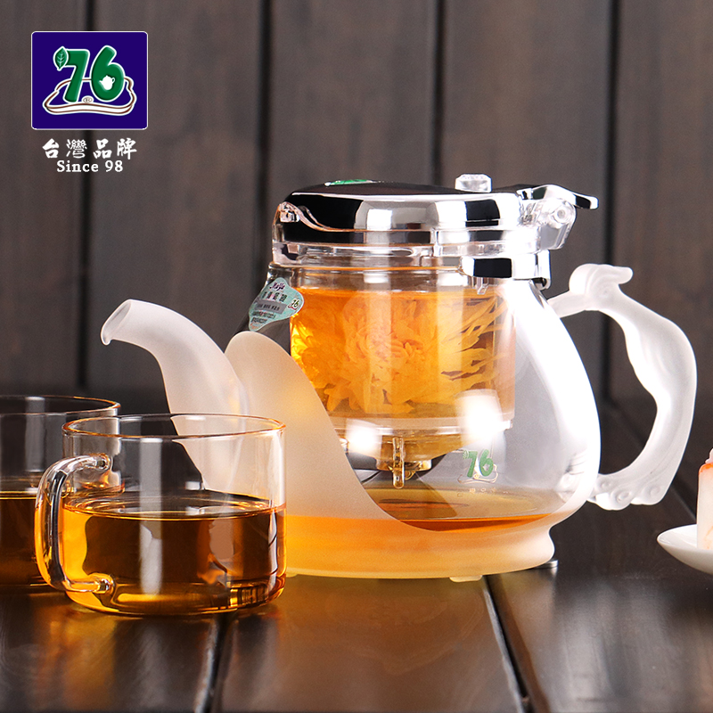 台湾76a飘逸杯过滤泡茶壶茶水分离玻璃冲茶器家用沏茶壶功夫茶具