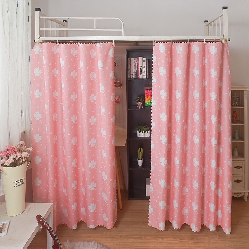 床帘学生宿舍下铺遮挡帘加长上铺遮光围挡M布学习书桌帘女生公主