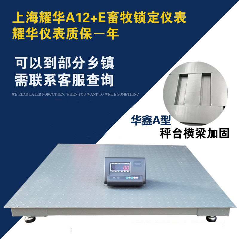 包邮直销1.2米 加厚6MM小地磅秤 3吨5吨 工业频繁作业 电子平台秤