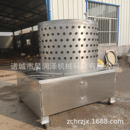 供应牛头去毛机 昊润泽机械多功能驴头刮毛机 不锈钢筒壁 去毛快