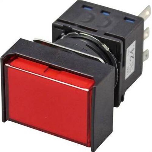 IDEC和泉LB-T10长方形LB3L-M1T14G T50带灯自复位r按钮开关5脚24V