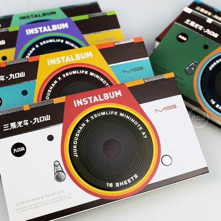 三夏光年×九口山 MINI NOTE迷你7复古3寸拍立得相册2.0影集相册