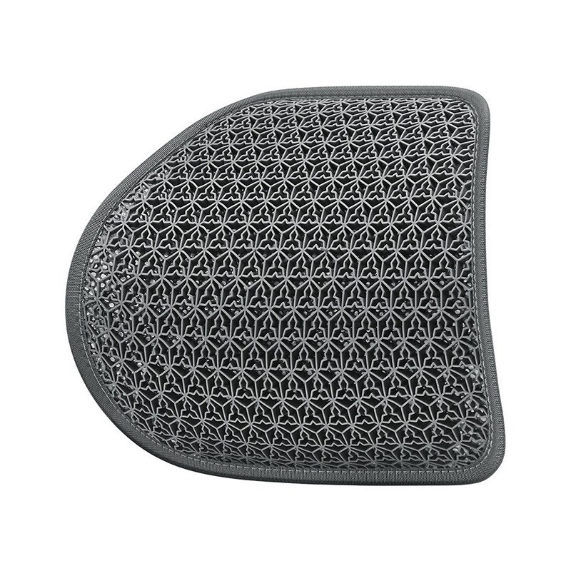 汽车蜂窝夏季坐垫矽胶凉垫通风透气办公室椅靠背按摩座垫护腰靠垫