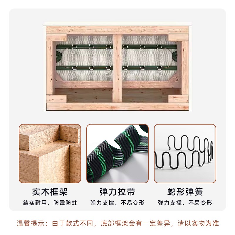 小户型云朵沙发床可折叠两用奶油风客厅双人布艺沙发法式2024新款