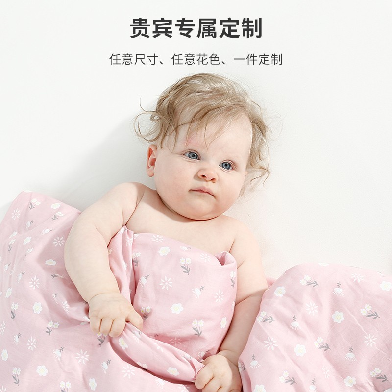 儿童纯棉被套120x150cm婴儿a类宝宝床单幼儿园小被罩男孩女孩单件