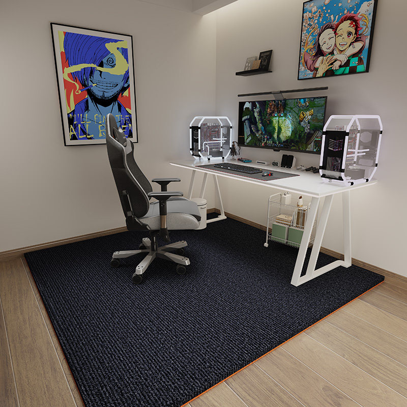 电竞房地毯电竞桌椅办公室书房椅子地垫木地板保护垫卧室隔音垫子,居家布艺,地毯,淘宝优惠券,粉丝福利购,淘宝优惠卷