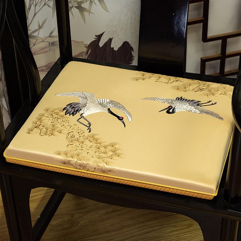 厂促中垫式红木椅发坐垫餐椅垫夏薄款太师椅实木海圈椅椅子防沙滑