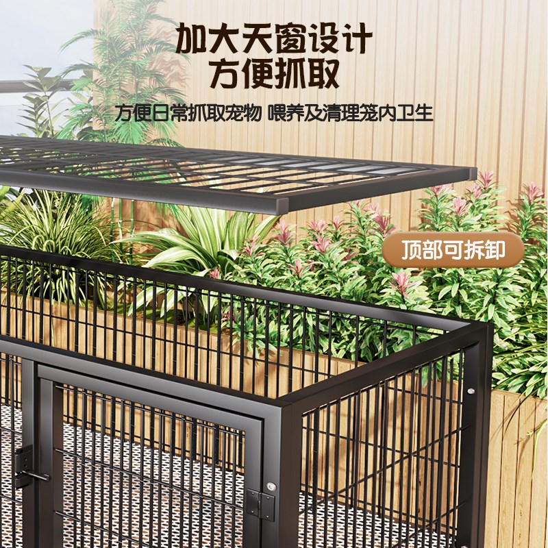 养殖狗笼子中型小型犬室内带天窗边牧小型宠物笼狗狗泰迪柯基狗笼