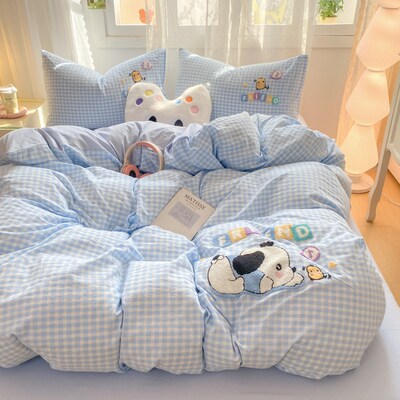 a类全棉被套单件纯棉160x210cm单双人被罩三件套儿童卡通学生宿舍