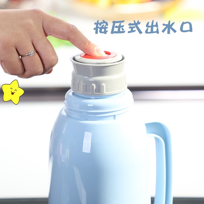办公开水瓶玻璃便携式暖水壶家用保温壶内胆学生宿舍大容量热水壶