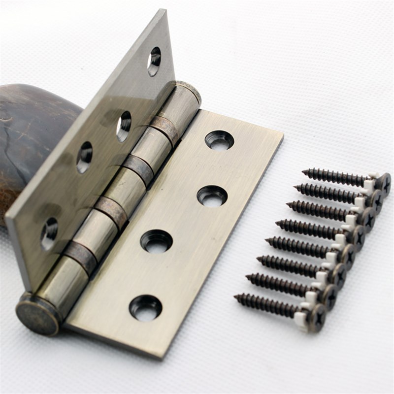 进口不锈钢304大门室内门滚珠消声静音轴承平开门W4寸合页包邮