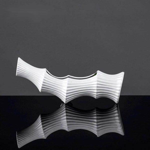 客厅餐厅墙壁花艺壁挂装饰陶瓷树根桩创意花瓶花盆红梅发财果绢花