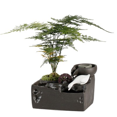 时来运转流水生财摆件办公室桌面假山喷泉景客厅招财乔迁开业礼品