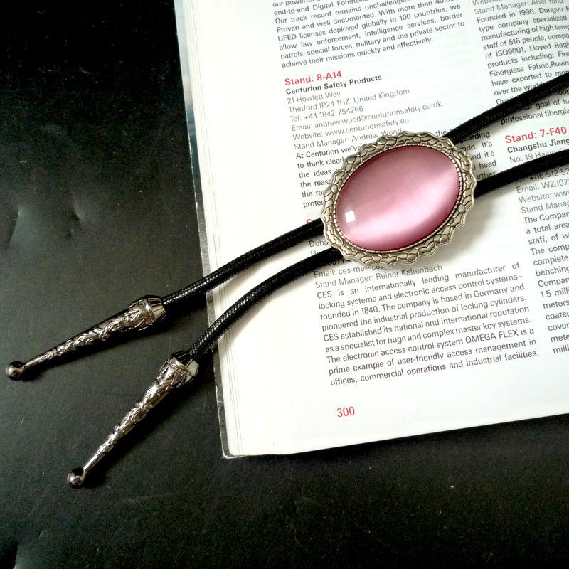 波洛新款项饰时尚男女蓝色黑色韩版超窄线环时光宝石领带领结