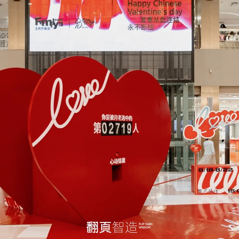 婚庆商业节日活动互动机械动态按钮吐卡翻页打卡签到墙计数装置器