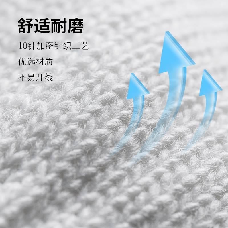手套工作劳保耐磨 防n棉滑地纱棉线密加厚薄款汽17118883修加劳工