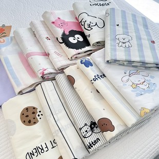 100%全棉斜纹儿童卡通宿舍床单纯棉单件40支单双人春夏被单可定制