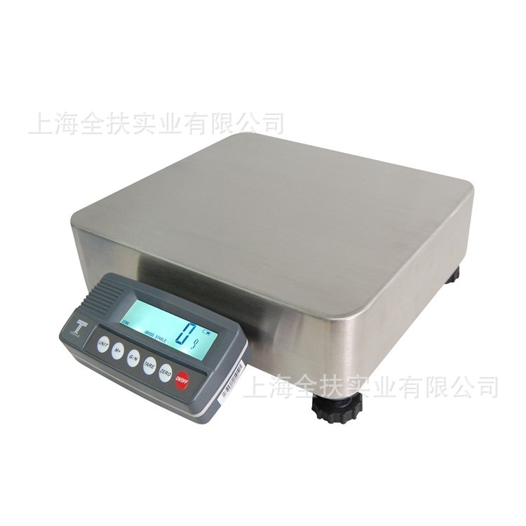 供应 TCS-150kg防水台秤IP65防水秤30kg*1g精度分体式电子台秤
