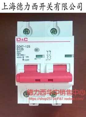家用空开断路器100A空气开关2P大电流1G25A安总开单相220V两相电