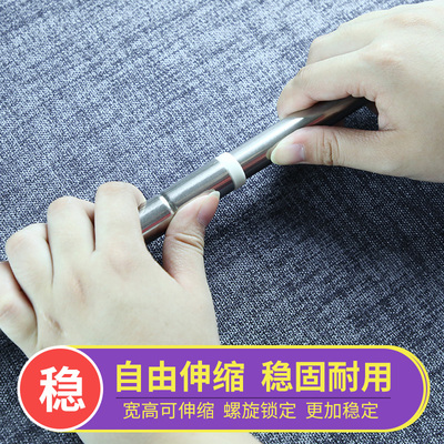 床帘支架 宿舍上铺支撑杆学生寝室遮光蚊帐床架下铺带架子可伸缩