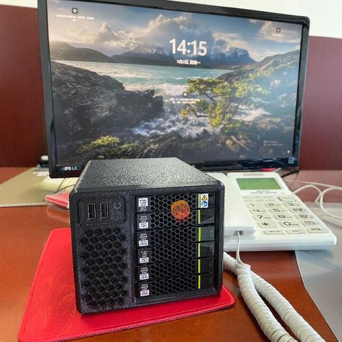 全闪6盘位2.5寸NAS机箱机箱网络家庭存储机箱mini机箱多盘位 机箱