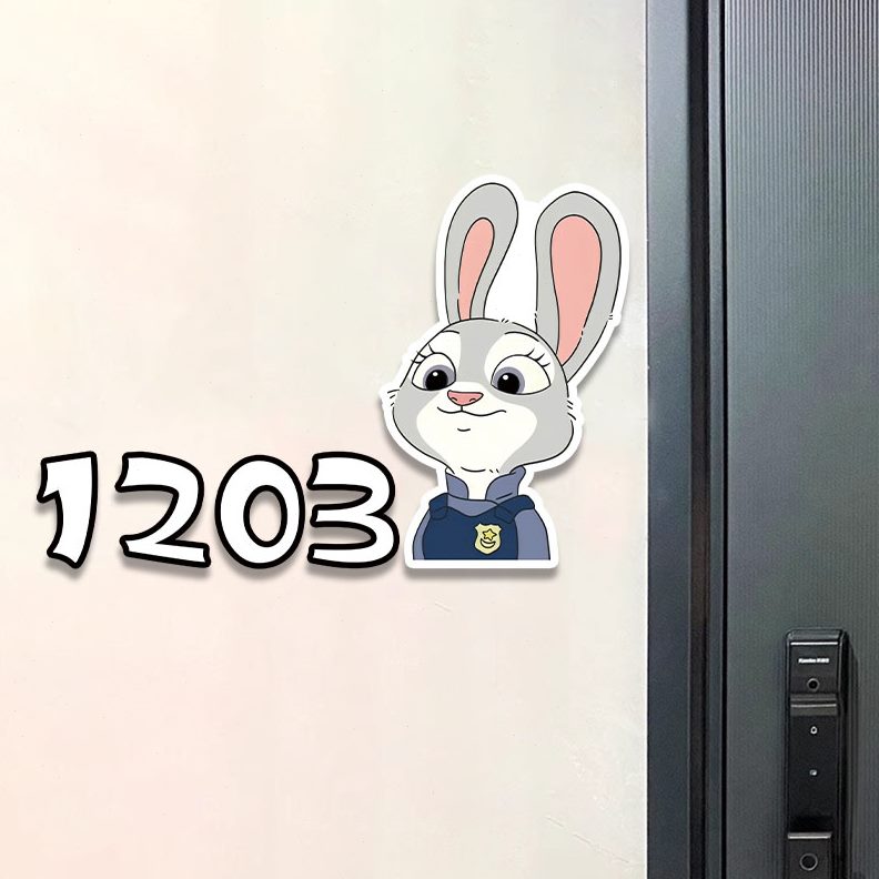 卡通家用牌入户门创意门牌高级感2025家仪门牌号亚克力门牌年回式