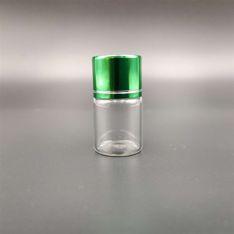 5毫升玻璃小瓶密封带盖高档金属盖玻璃瓶螺口小样分装内塞玻璃瓶