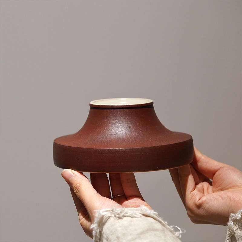 仓巴鹿人 棠梨含霜壶承 紫砂壶干泡盘茶盘茶道杯垫茶托底座茶壶垫