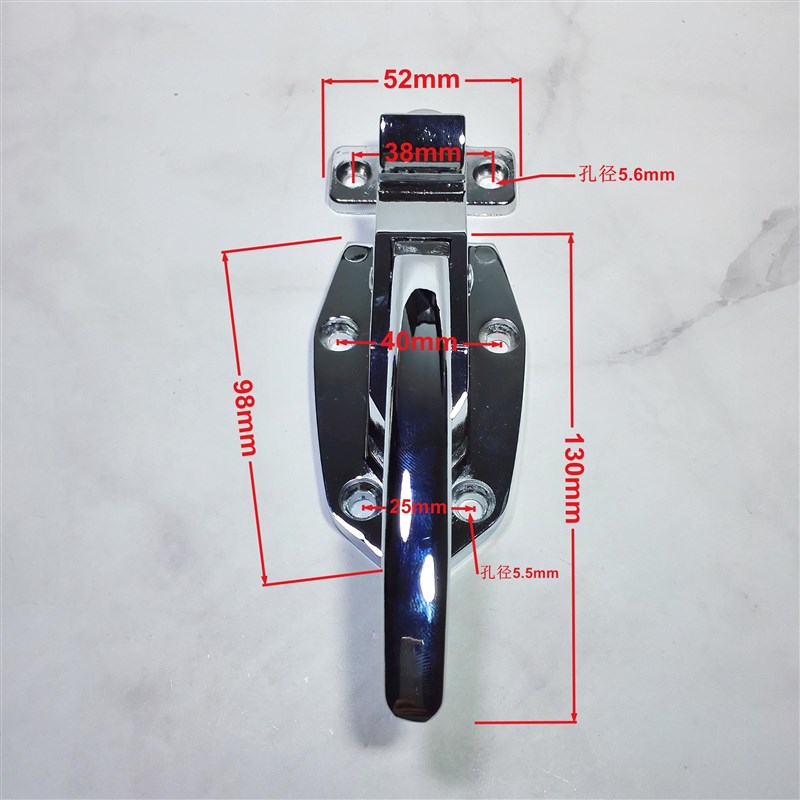A汽车五金0工业烘箱设备尾冰柜门锁烤箱06门把手3搭扣配件A拉