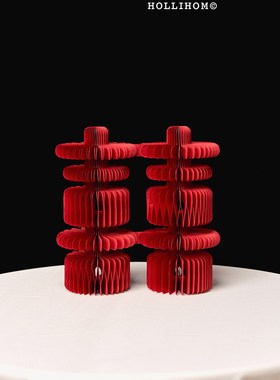 双囍 新中式结婚装饰客厅卧室喜字小摆件 婚房布置婚庆送礼高级感