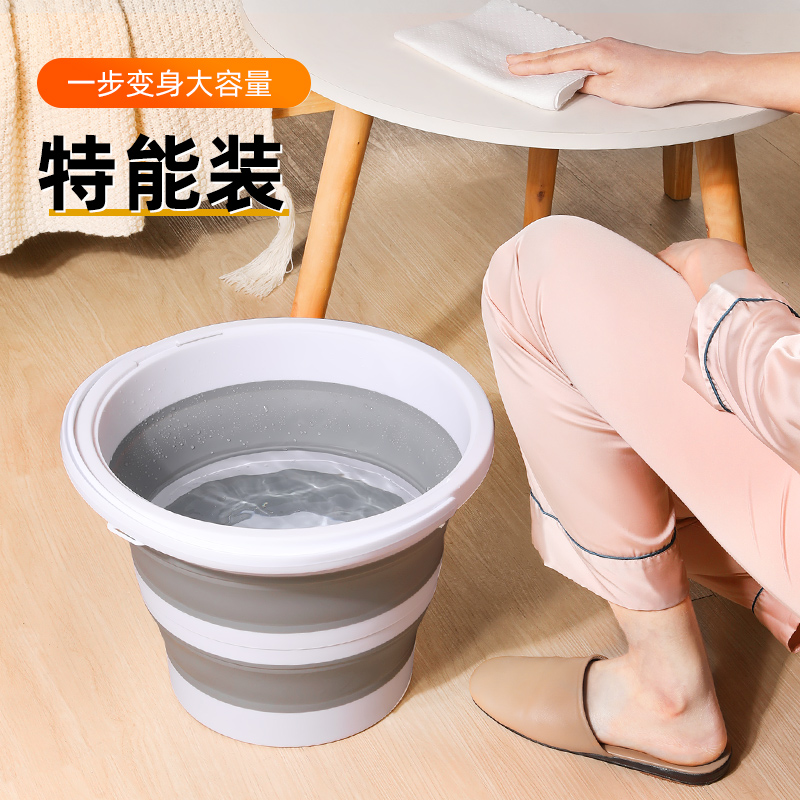 可折叠水桶便携式家用户外收缩桶车载塑料桶手提大折叠桶加厚小桶